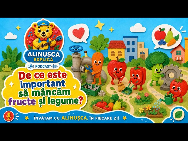 De ce sunt importante fructele și legumele? 🍎🥕 | Alinușca Explică