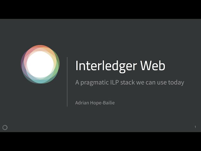 Interledger Web