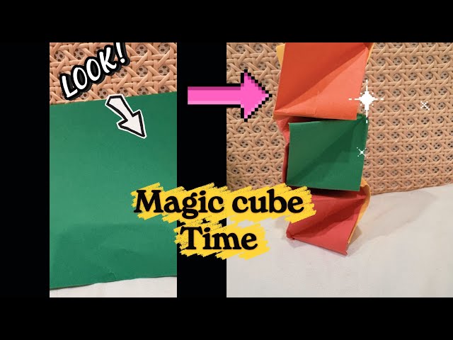 Origami Magic Cube tutorial#Origami#Magic#KawaiiOrigamiwithCindy