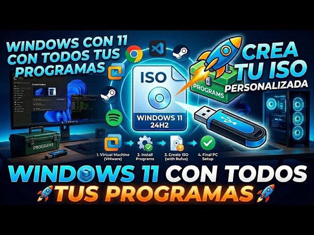 DIY! Create a Windows 11 24H2 ISO with All the Programs You Need 🚀