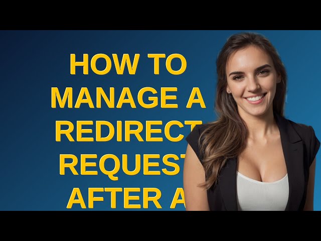 How to manage a redirect request after a jQuery Ajax call