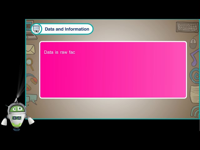 Data and Information | Computer Class 4