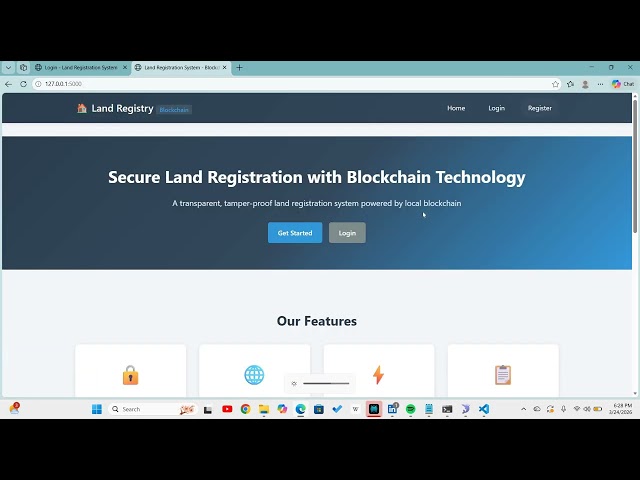 Secure Land Registration Using Block Chain Technology