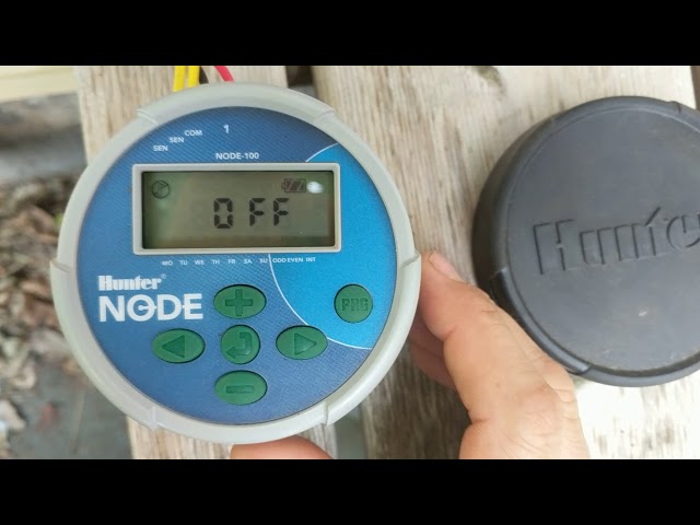 Hunter Node Timer One of Many Frustrating Features Beware! Programming Irrigation Video 1 of 6