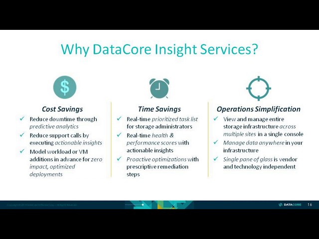 DataCore™ Insight Services