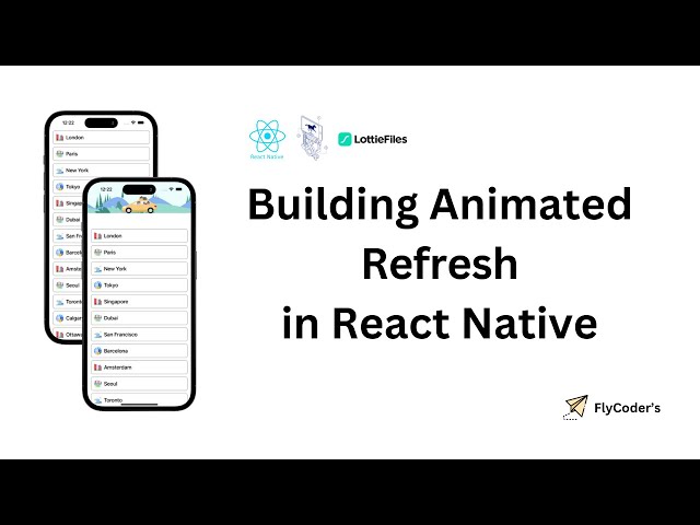 React Native Custom Refresh Animation With Reanimated From Scratch