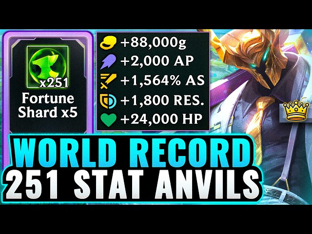 88k Gold: Unbeatable World Record Stats Run - 5 Fortune Shards | League Arena Gameplay