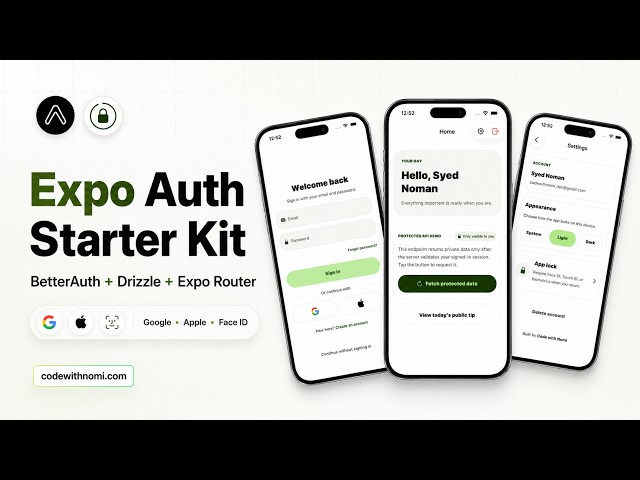 Expo Router Auth Is Easy Until You Build It Properly | React Native Tutorial | Beginners