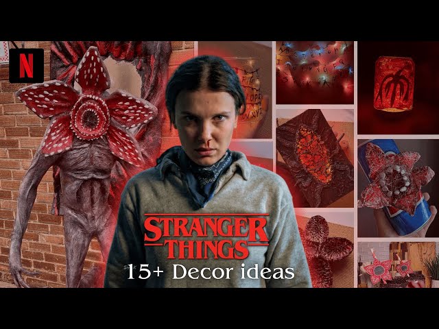 DIY Stranger Things Room Decor 🕷️ | Netflix Fans Will LOVE This