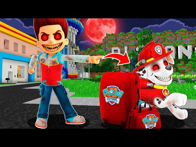 RYDER.EXE EXPULSA A MARSHALL.EXE DE LA PAW PATROL.EXE EN MINECRAFT 😱