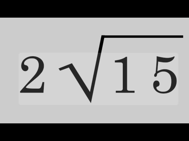 Simplifying Radical Alg 1 EOC Geo EOC #maths #florida #mathematics #mathhacks #algebra #geometry