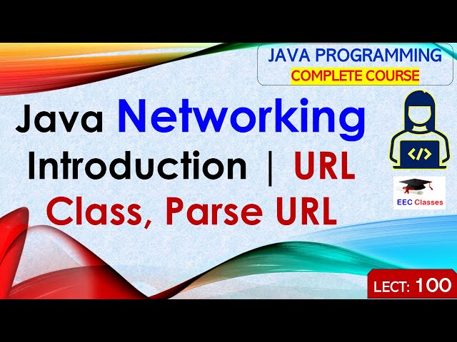 L100: Java Networking Introduction | URL Class, Parse URL | Java Programming Lectures in Hindi