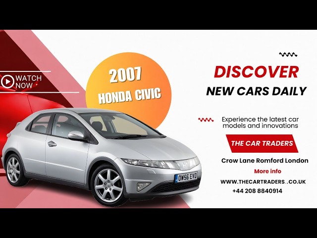 2007 Honda Civic (OW56EVD) | The Car Trader UK #UsedCarsUK #CarReview #CarBuying