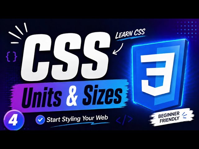 CSS Units & Sizes Tutorial for Beginners