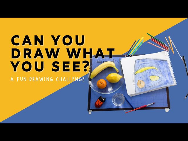 How to Teach Kids to Draw | Easy Observational Drawing Idea