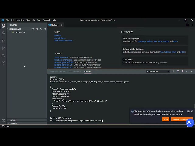 MUST LEARN CODING: 09 Install Express JS with Node JS - Full Stack Development
