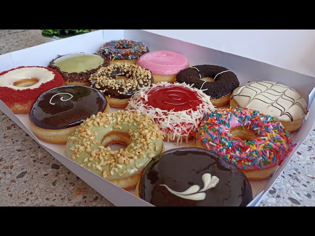 RESEP DONAT PREMIUM ALA DONAT JCO ‼️ SIAP BUKA OUTLET DONAT