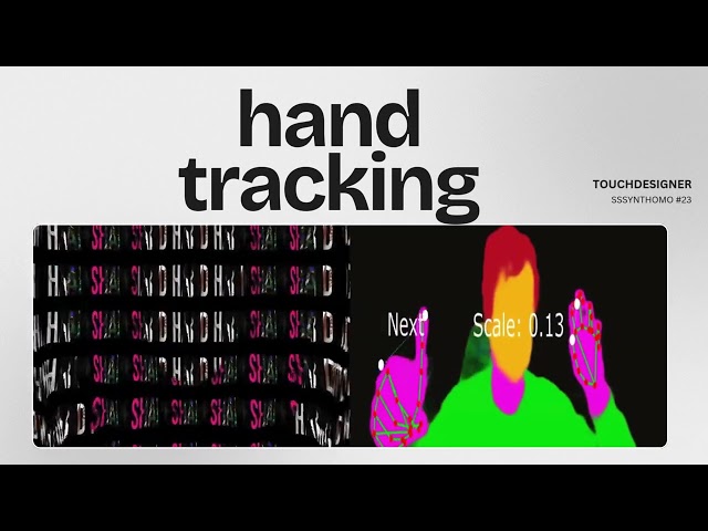 Hand Tracking | Mediapipe | #touchdesigner