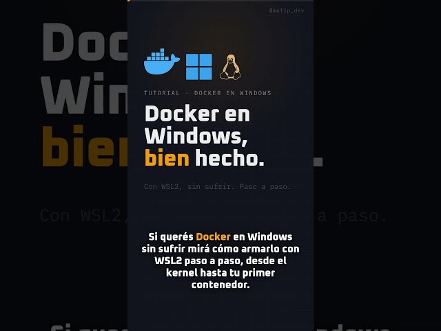 Docker on WSL in 10 minutes