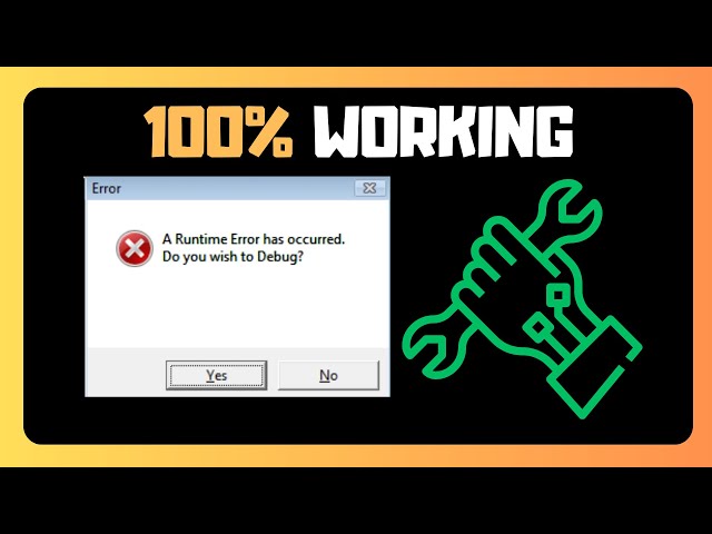 How to Fix Runtime Errors in Windows? FOLLOW THIS GUIDE