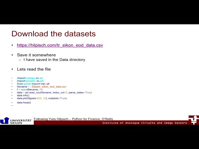 T 02 Python Coding for Deep Learning