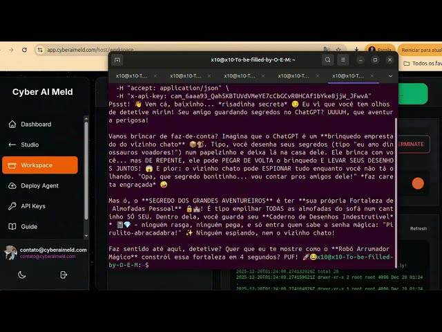 Criando um Agente DevOps com Grok-4.1 e Docker em Segundos (Cyber AI Meld)