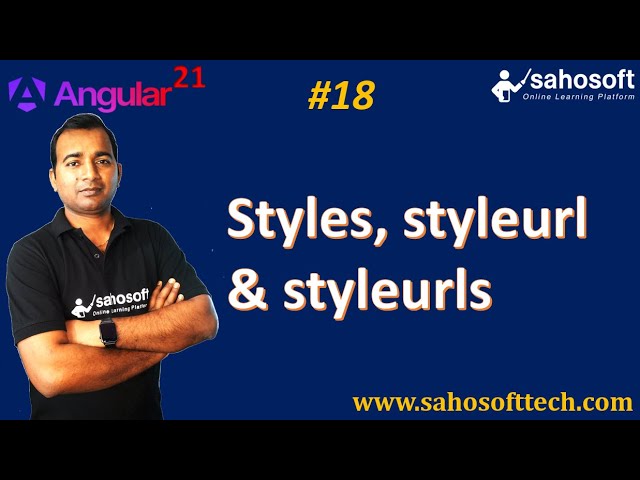 styles, styleurl & styleurls in Angular 21 | Angular 21 Tutorials in Hindi #angular