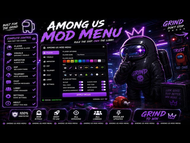 [NEW] Among Us Mod Menu [2026] Among Us Cheats | Among Us Hack [Free] Hacks, Cheats Always Impostor