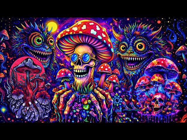 Psychedelic Hallucination Trip | Trippy Visuals That Melt Reality 4K
