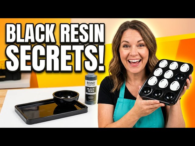 Beginner Friendly Bowl Using Bond Craftor Black Resin 