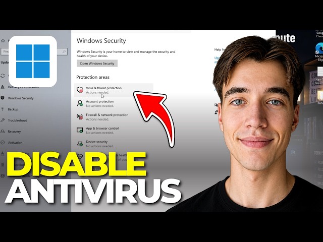 How To Disable Antivirus On Windows 11 | Tutorial 2026