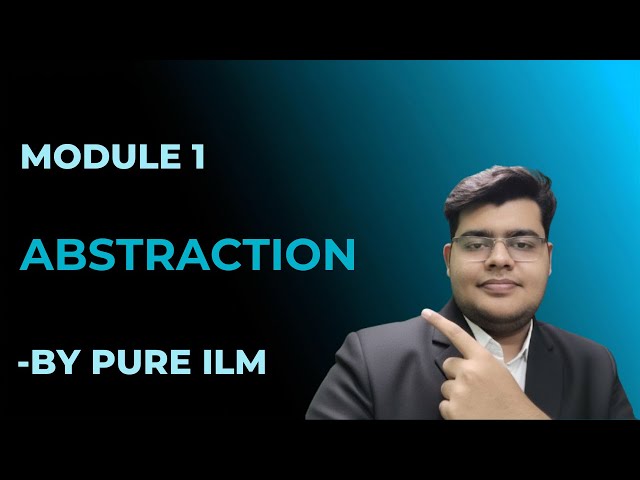 1.3 Abstraction | Computational Thinking & Problem Solving | Module 1