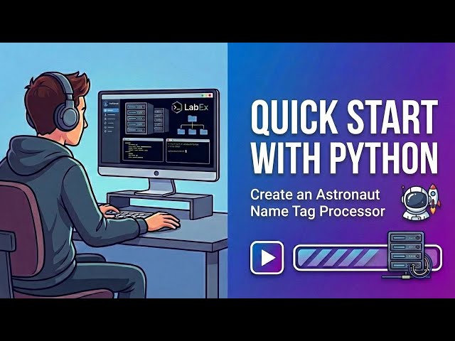 Quick Start with Python - Create an Astronaut Name Tag Processor
