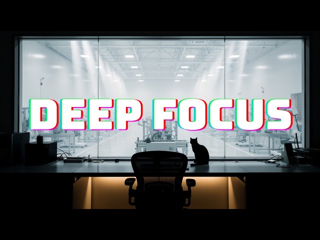 DEEP FOCUS — Minimal Techno & Dub Techno for Coding | Automated Cleanroom