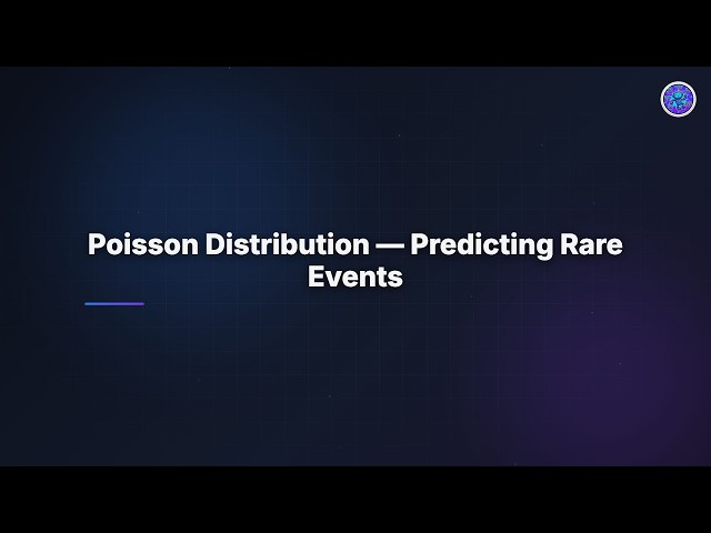 Poisson Distribution — Predicting Rare Events