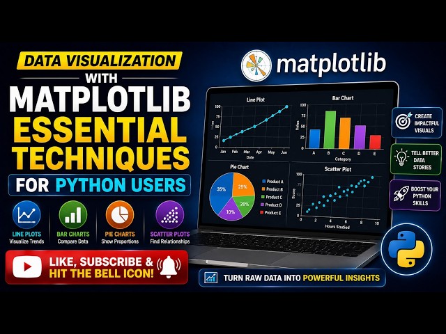 Data Visualization with Matplotlib: Essential Techniques for Python Users
