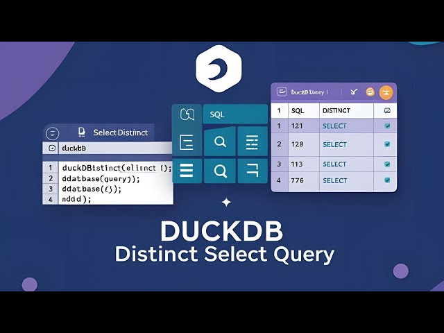 Distinct Select SQL Query in DuckDB