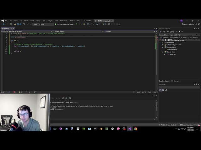 raw c++ learning, pseudo random number generators
