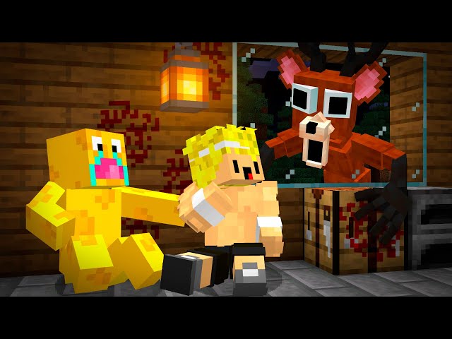 I survived the 99-NIGHT DEER in Minecraft...