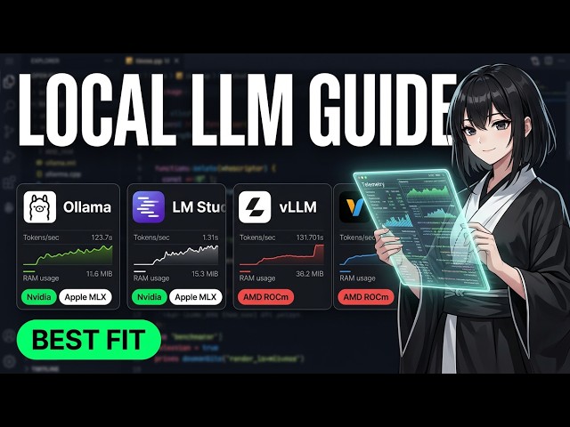 Which Local LLM Server Should You Run? — Ollama vs LM Studio vs llama.cpp vs vLLM (2026)