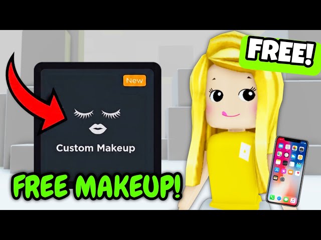 Roblox Added FREE CUSTOM MAKEUP For MOBILE!