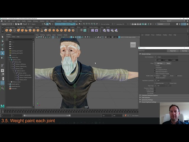 Rigging for Reusability: Weight Painting (Part 3/5)
