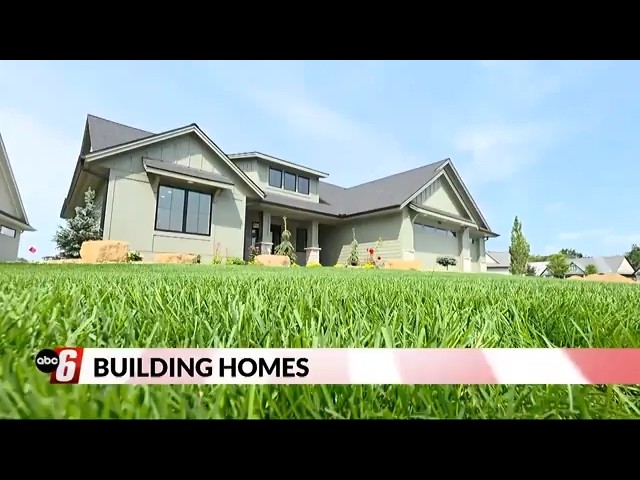 Touring a new development as house building is on the rise