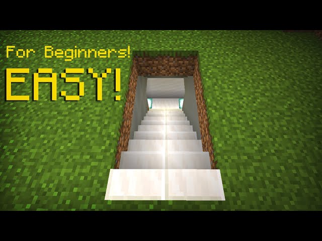 How to Build SECRET BASE in Minecraft Easy!