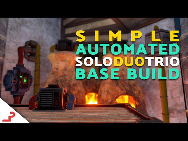 Simple Automated SOLO DUO TRIO Bunker Base Tutorial - Industrial Rust is NOT HARD!!