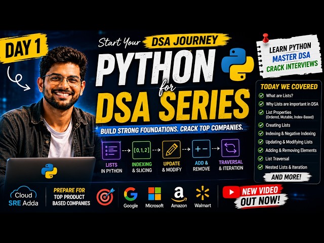 DAY-1 | List - Data Structure in Python | Cloud Engineer | DevOps Engineer | SRE