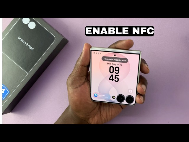 How To Turn NFC ON / OFF On Samsung Galaxy Z Flip 8