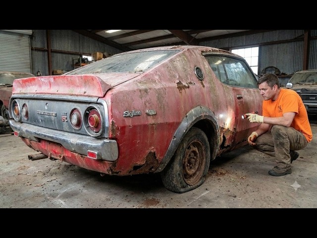 Restoring a Forgotten 1973 Nissan Skyline GT-R Kenmeri | Full ASMR Restoration