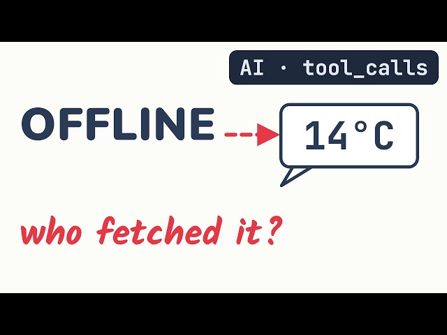 LLM Tool Calling in 7 Minutes: The Model Never Runs Your Code