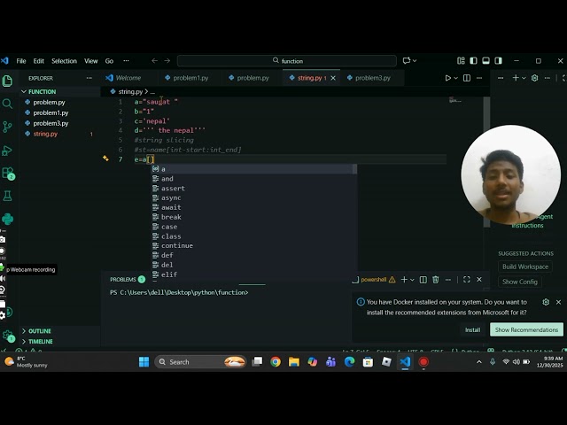 python string slicing..
